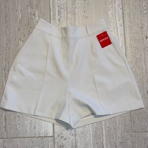 SPANX Women's Cream High Waist Shorts